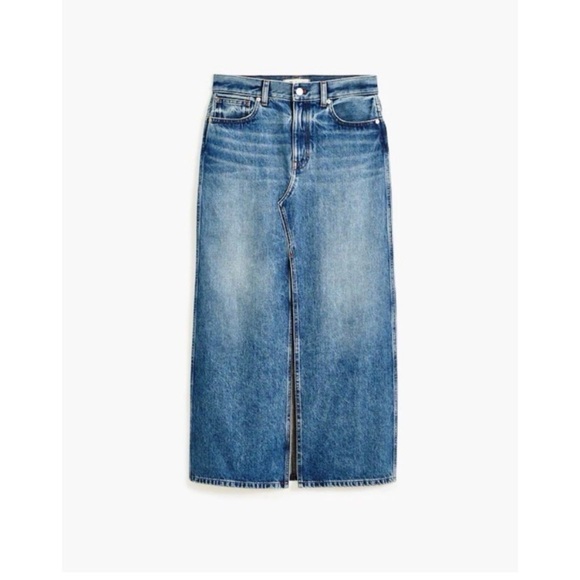 MADEWELL Denim Midi Skirt